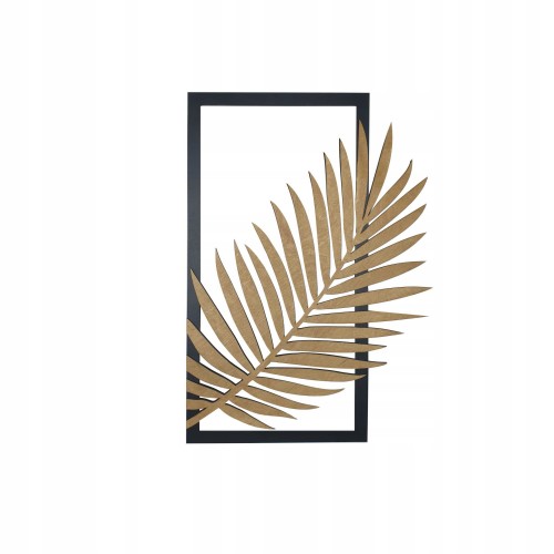 ażurowy panel okrągła dekoracja liśc monstera drew