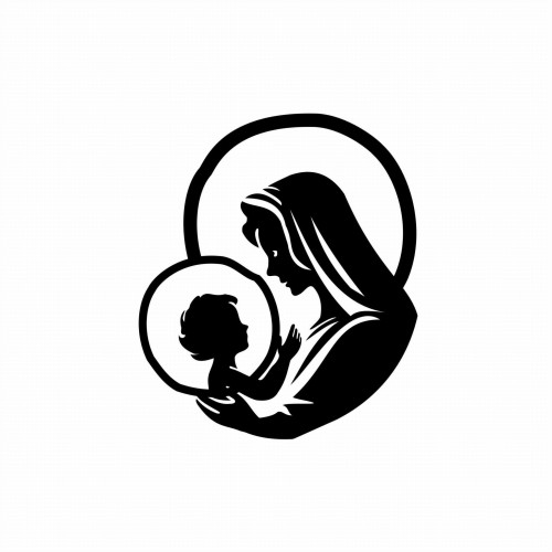 maryja z dzieciątkiem ozdoba do powieszenia