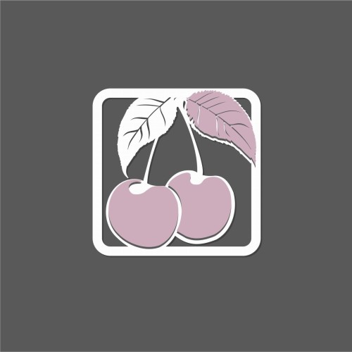 wiśnia białe z różem dekoracja ażurowa na ścianę