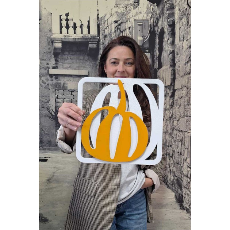 dynia pomarańczowa, biała Dwuwarstwowa