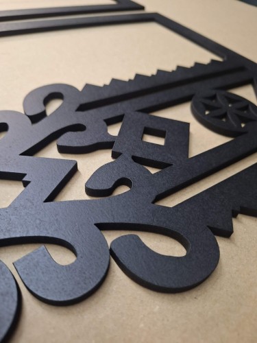 dekoracja ludowa parzenica czarna