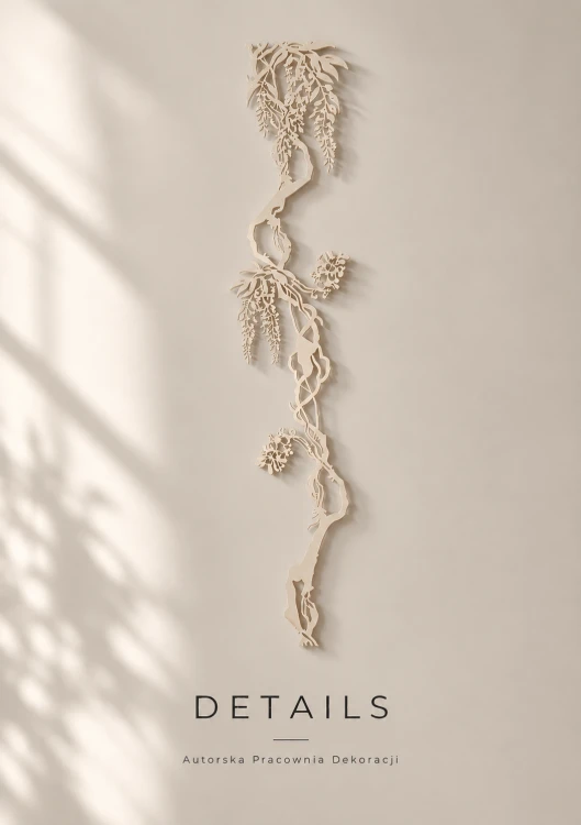 Elegancka dekoracja inspirowana wisterią