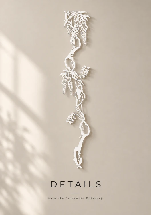 Elegancka dekoracja ścienna DETAILS