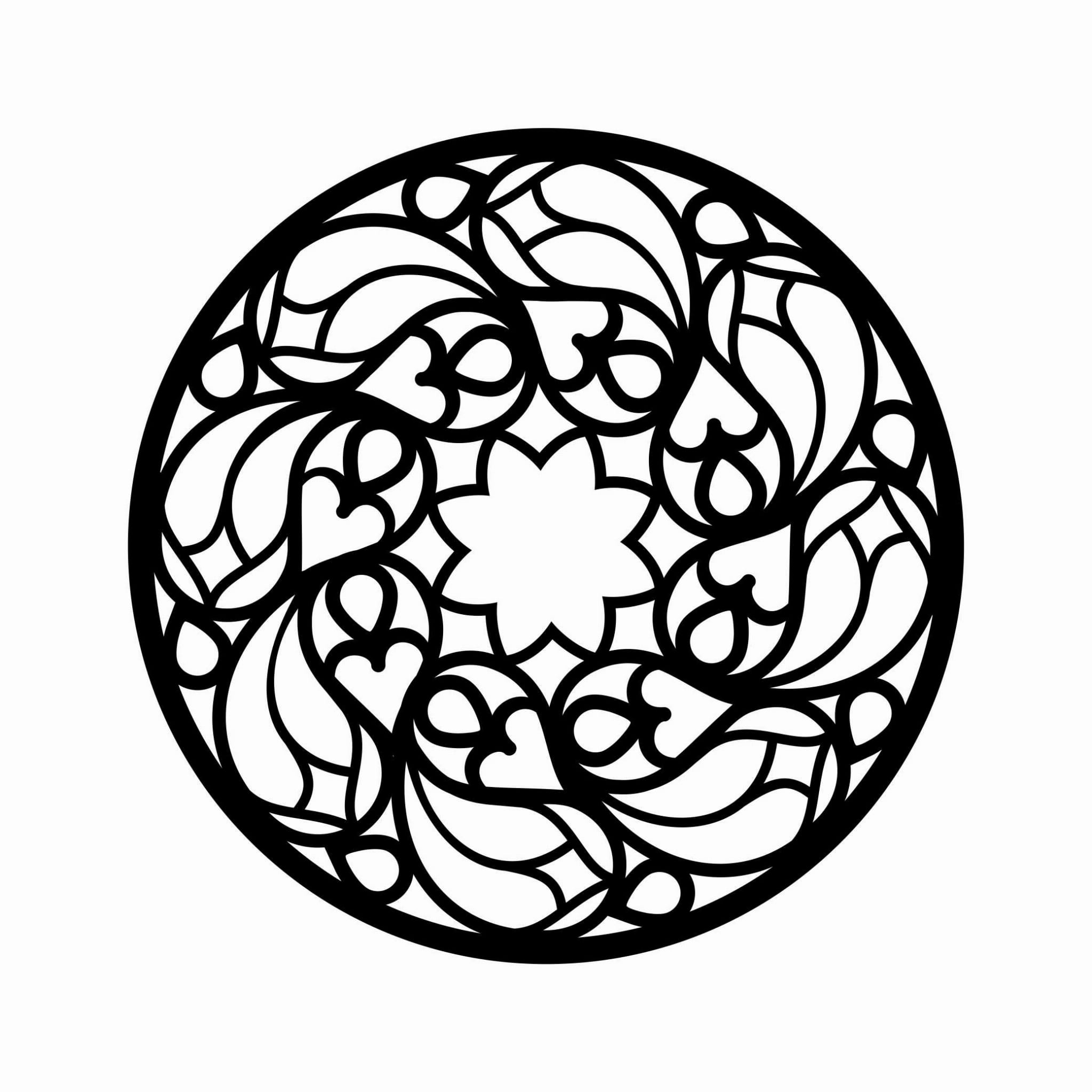 Dekoracja Rozeta / Mandala